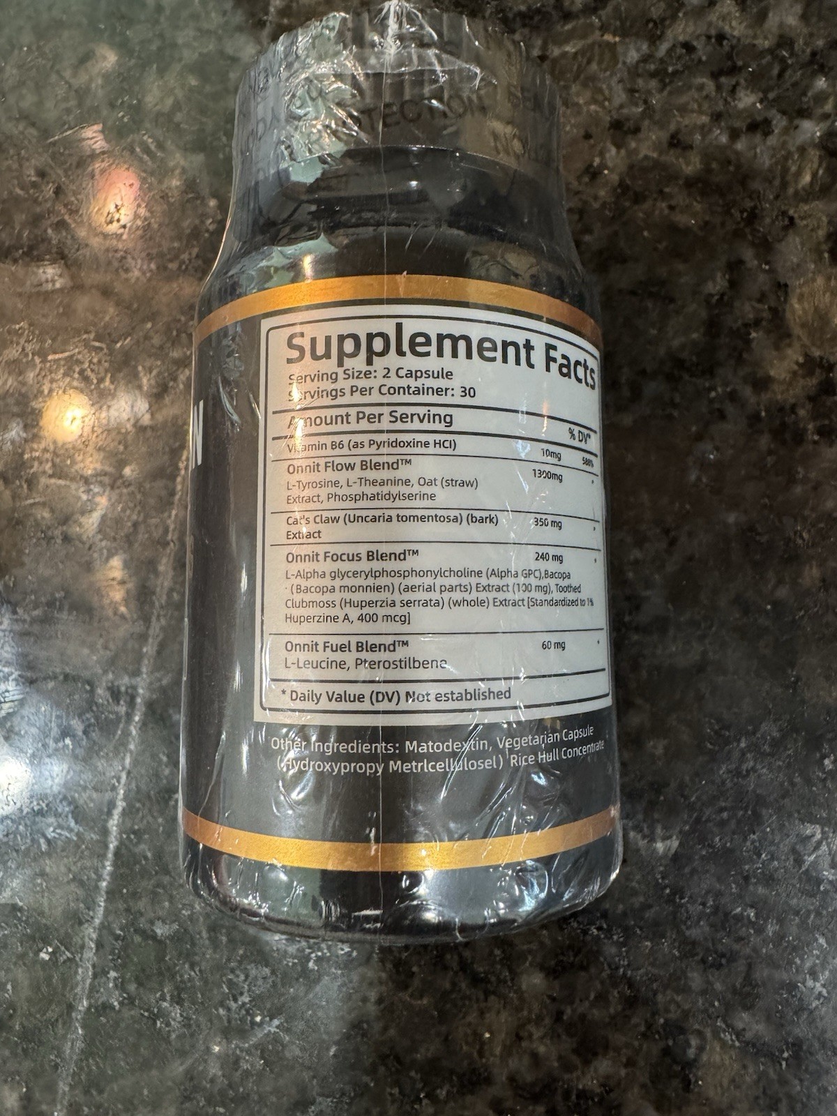 Bundle Of 2 Alpha Brain Memory & Focus Supplement 60 Capsules Caps Fresh