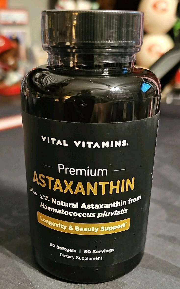Astaxanthin Softgels Supplement Powerful Antioxidant Skin Health Eye Exp 11/2028