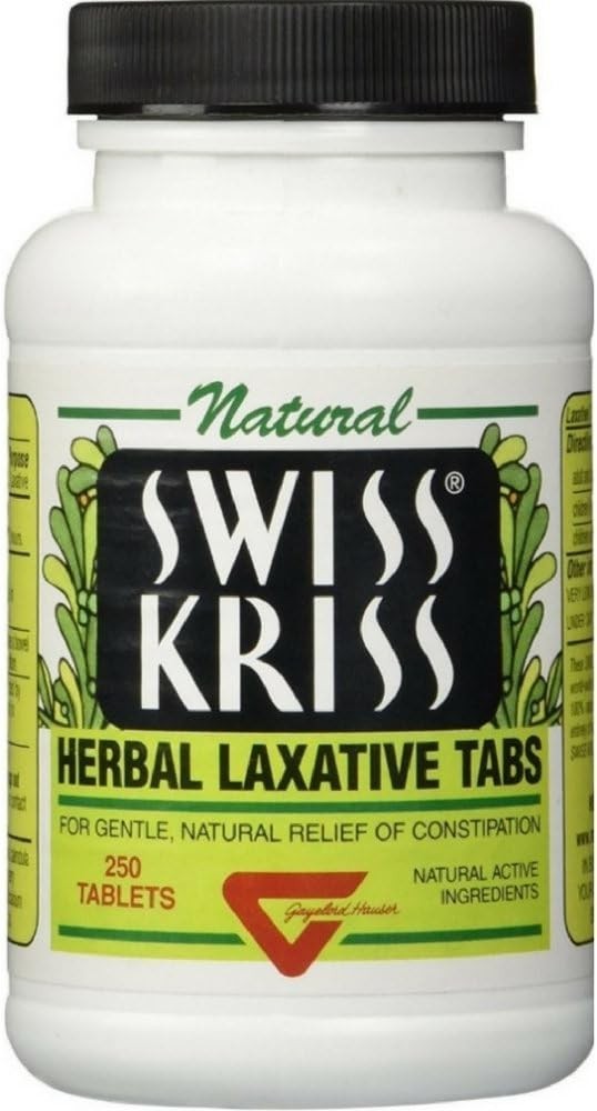 Swiss Kriss Tablet Formulation – Unisex Adult Digestive Aid with Herbal Benefits