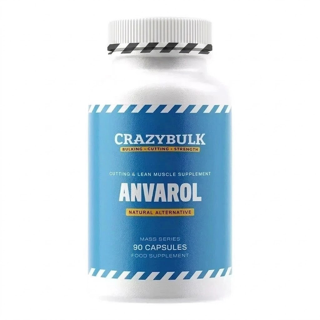 CrazyBulk ANVAROL for Cutting & Lean Muscle Supplement – 90 Caps | FREE SHIP