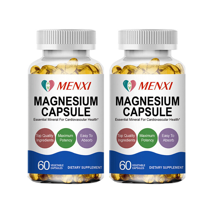Magnesium Glycinate High Absorption,Improved Sleep,Stress& Anxiety Relief 500MG