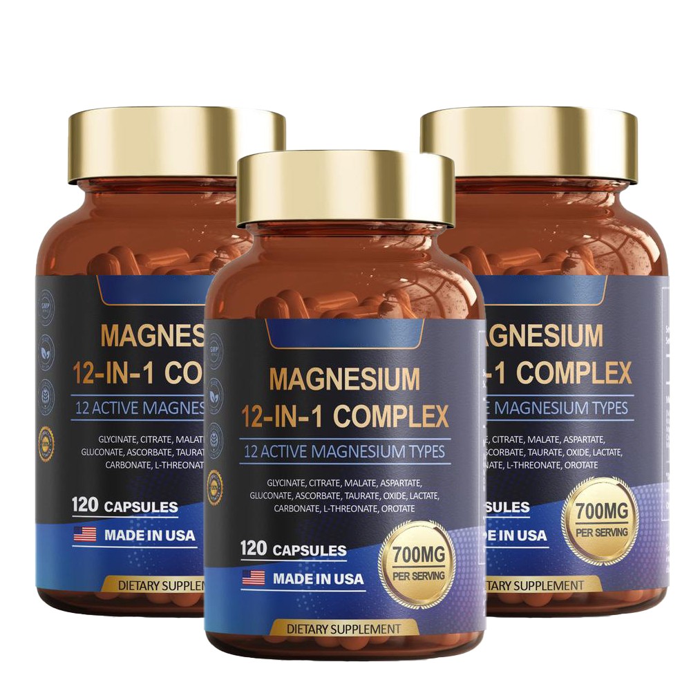 Magnesium Complicated 700mg counts in 1 Magnesium with Supplement 120 12 1-3 PAC