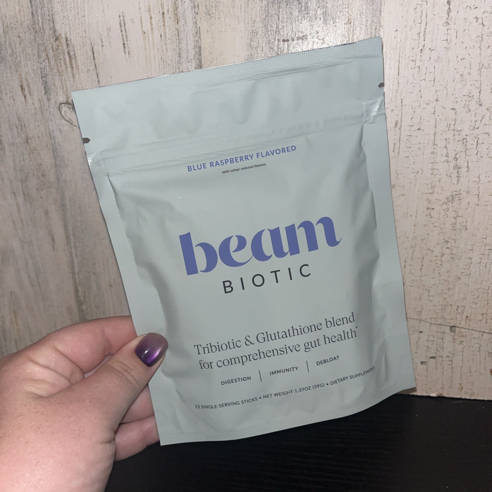 Beam Biotic super blend – Gut Health & bloating support , 15 servings ex 10/27