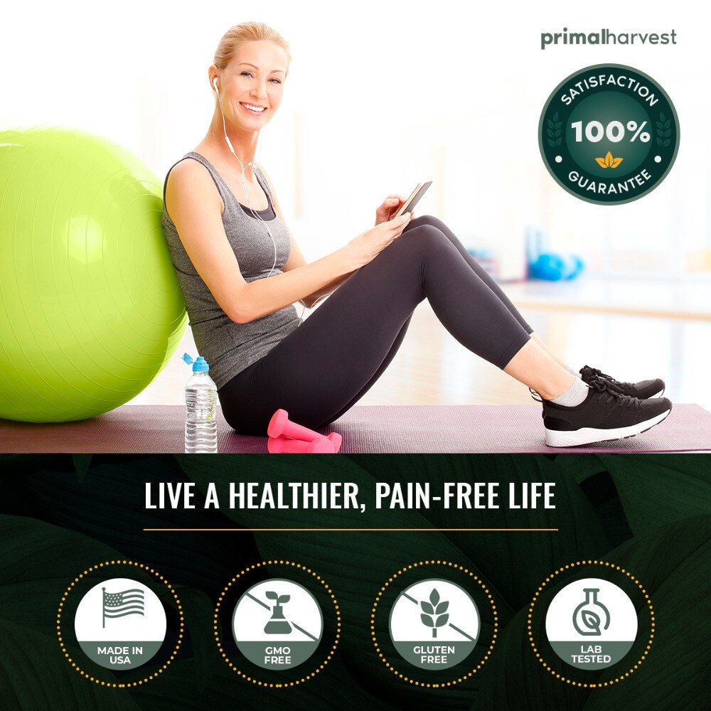 Primal Harvest Multi Collagen Overall Health120 Caps 3 Bottles(I, II, III,V,X)