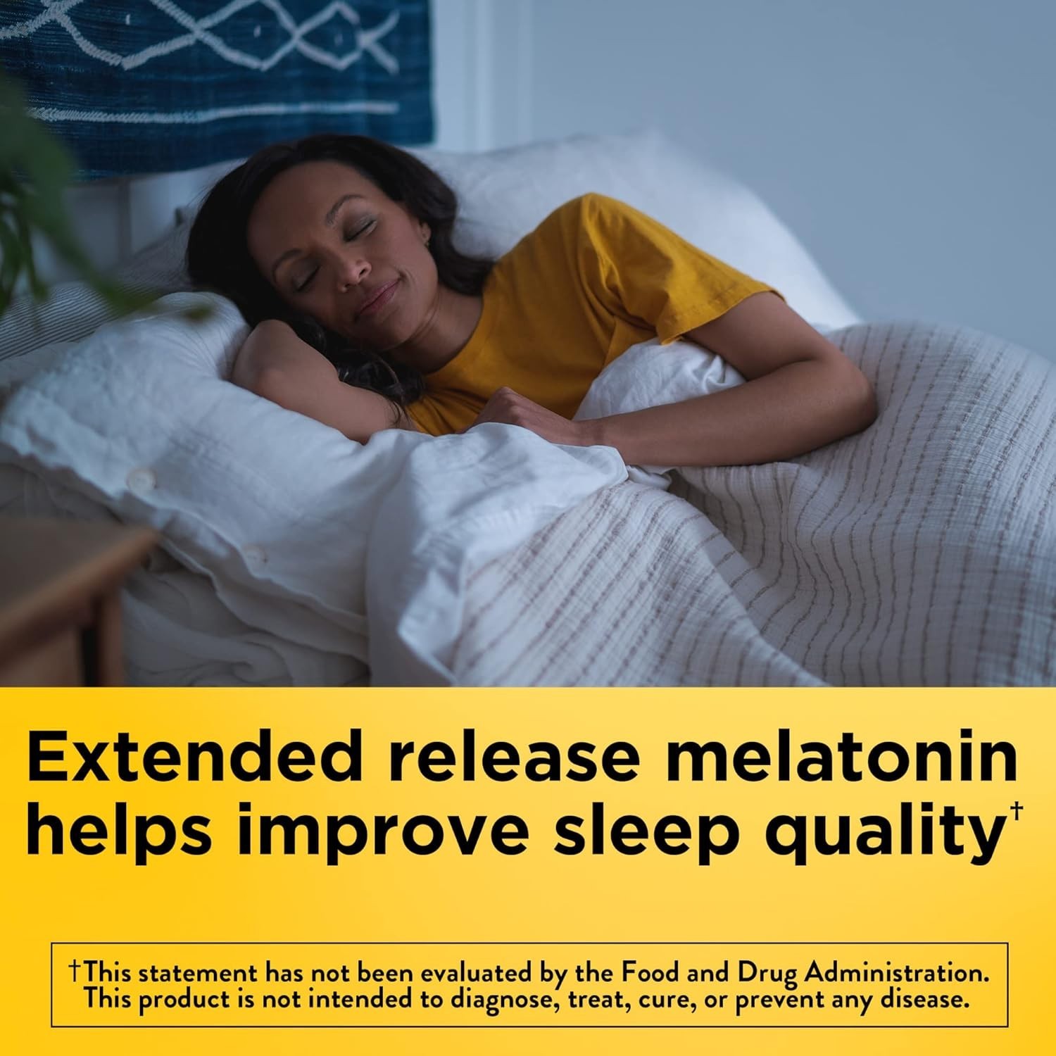 Melatonin 4mg Extended Release Tablets – Natural Sleep Aid, 90 Count Pack of 2