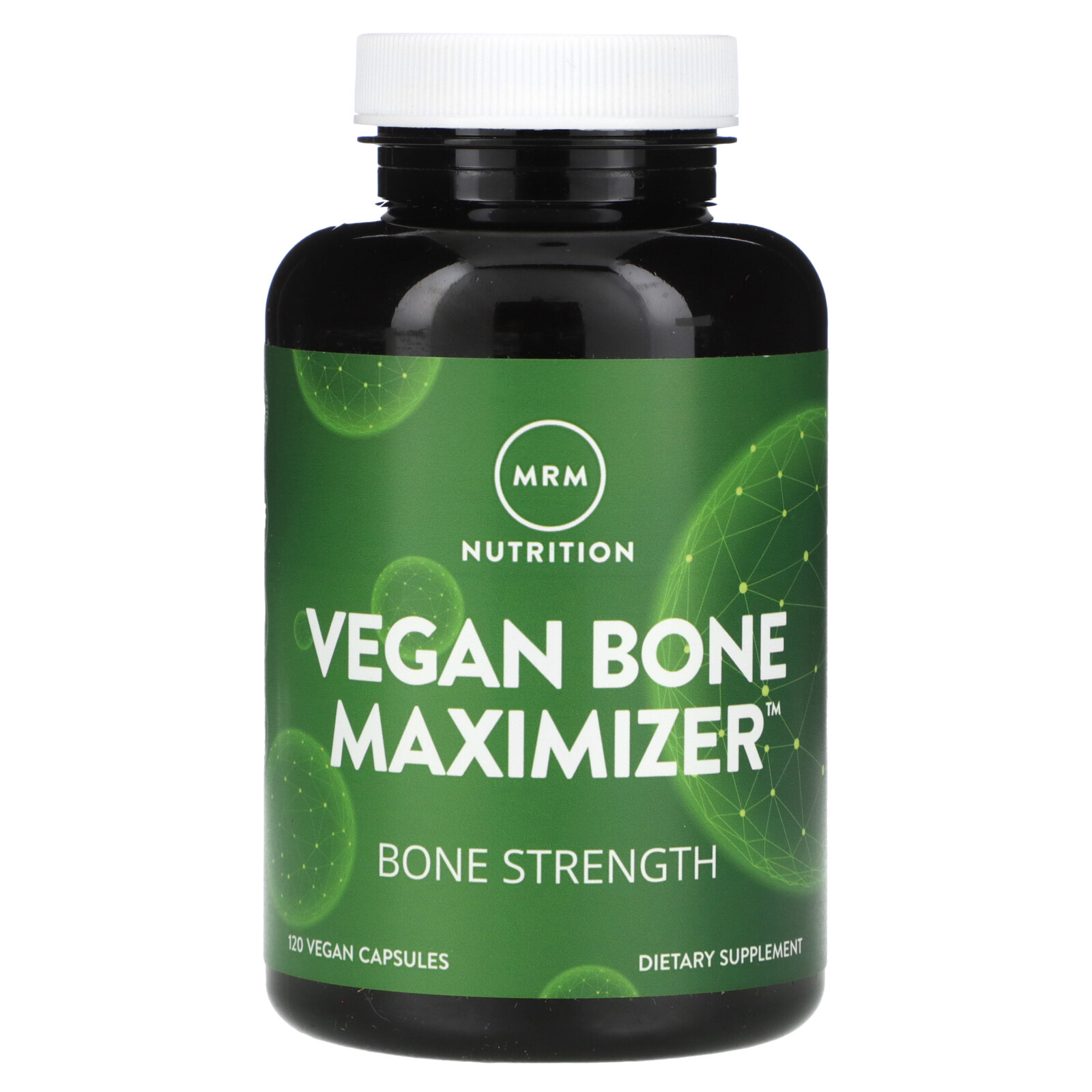 MRM Vegan Bone Maximizer 120 Vegan Capsules Milk-Free, Egg-Free, Fish Free,