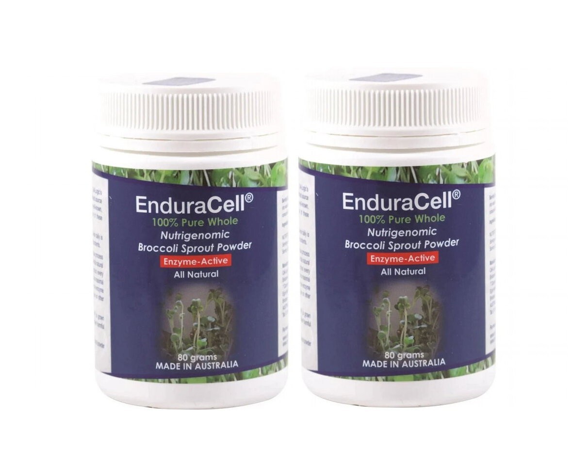 2 x Cell Logic EnduraCell 80g CellLogic Broccoli Sprout Powder