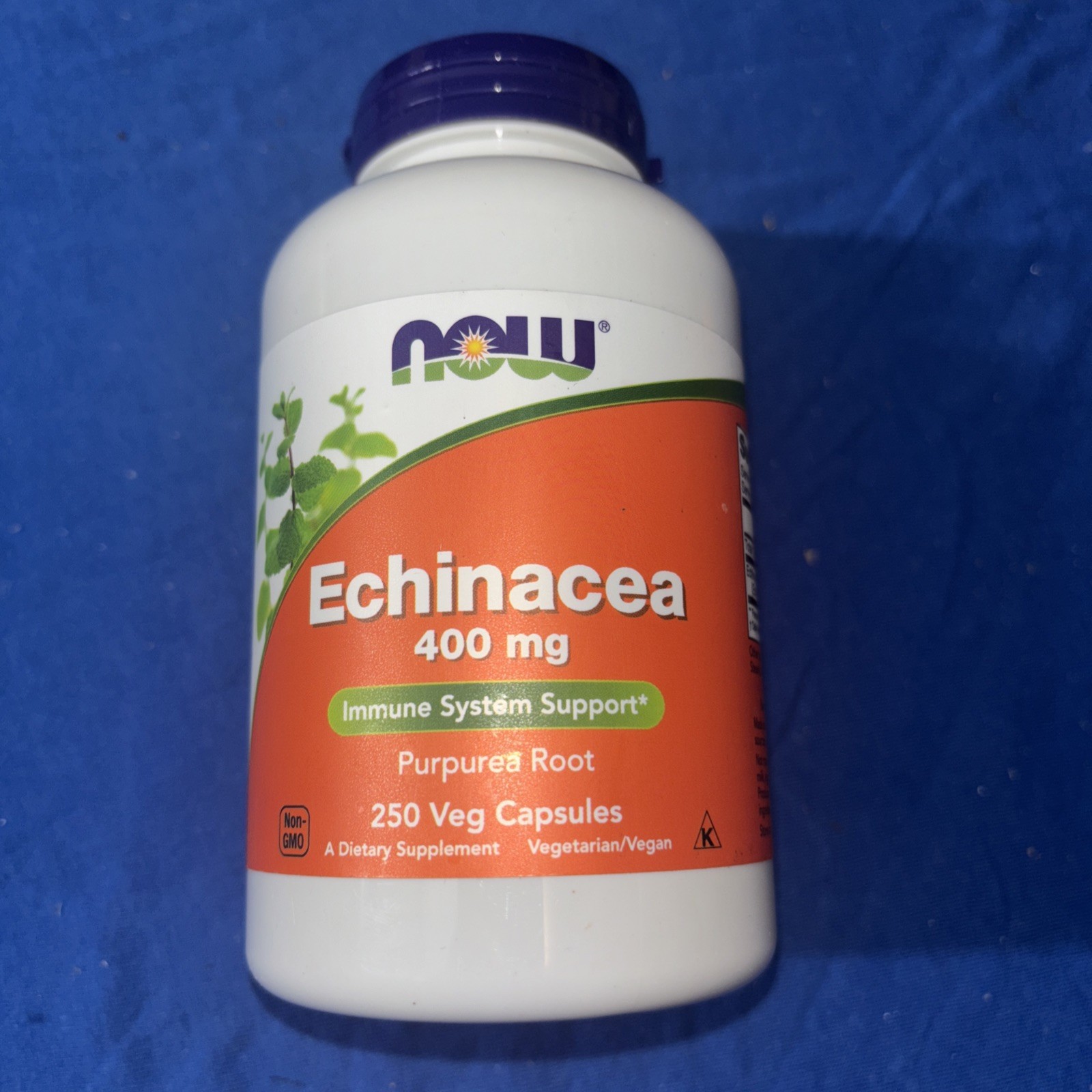 Echinacea 400 mg 250 Caps By Now Foods Exp 6/2026