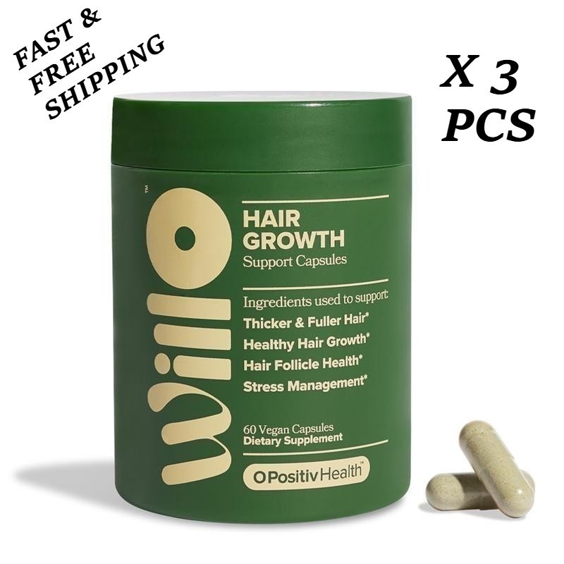 WILLO Hair Growth Support for Women – Thicker, Fuller Hair & Healthy Hair Suppor