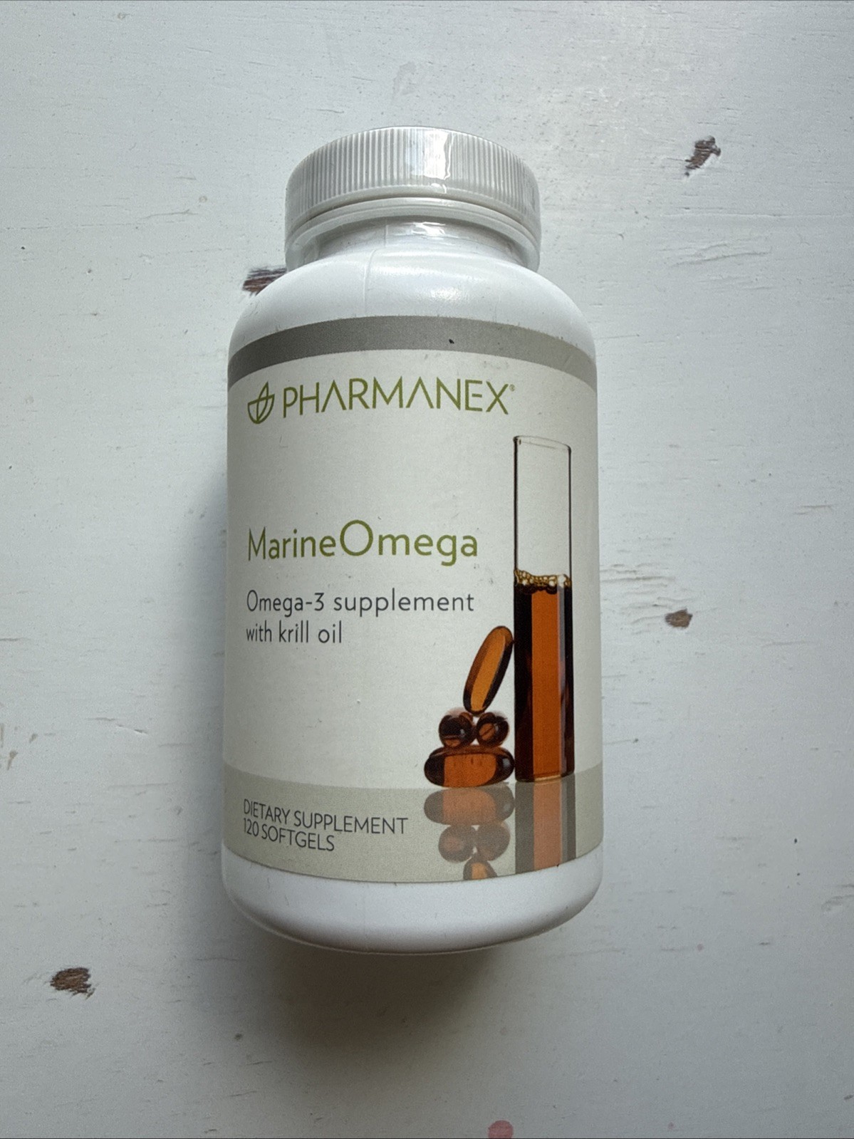 Pharmanex Marine Omega-3 Supplement With Krill Oil, 120 Softgels Expired 11/25