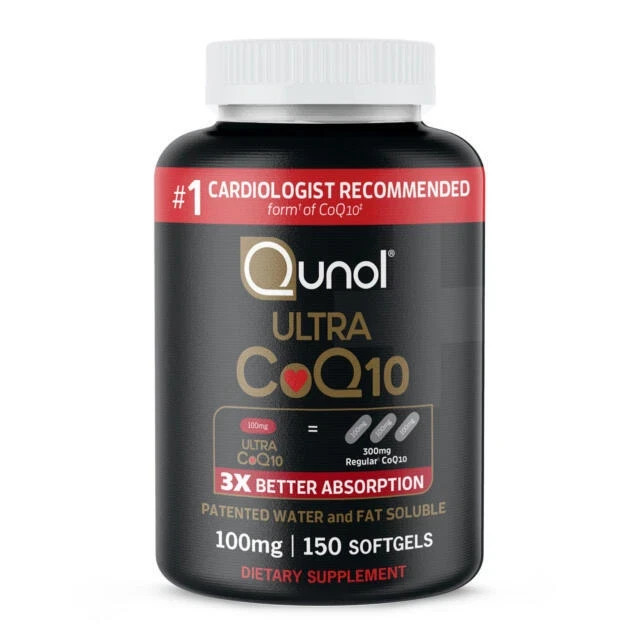 Qunol Ultra CoQ10 – 100 mg – 150 Softgels / NEW & SEALED / EXP 1/28