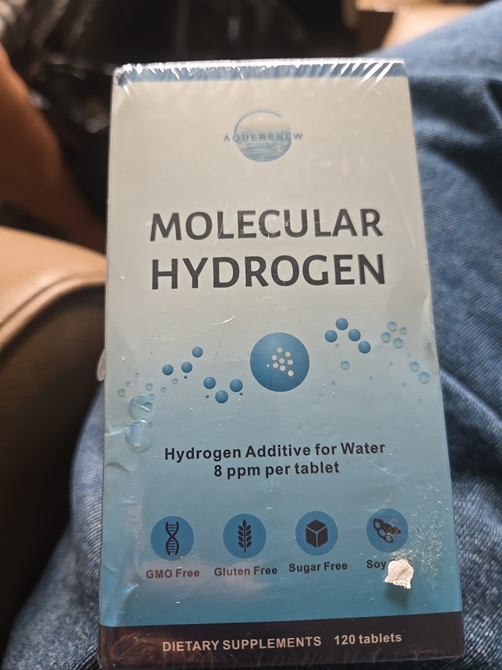 Molecular Hydrogen Water Tablets. 8ppm Per Tablet. 120 Count..