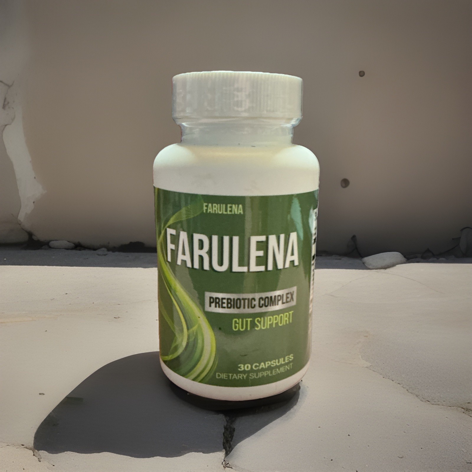 FARULENA Prebiotic Gut Support Dietary Supplement 30 Caps, 1 With Meal Exp 08/27