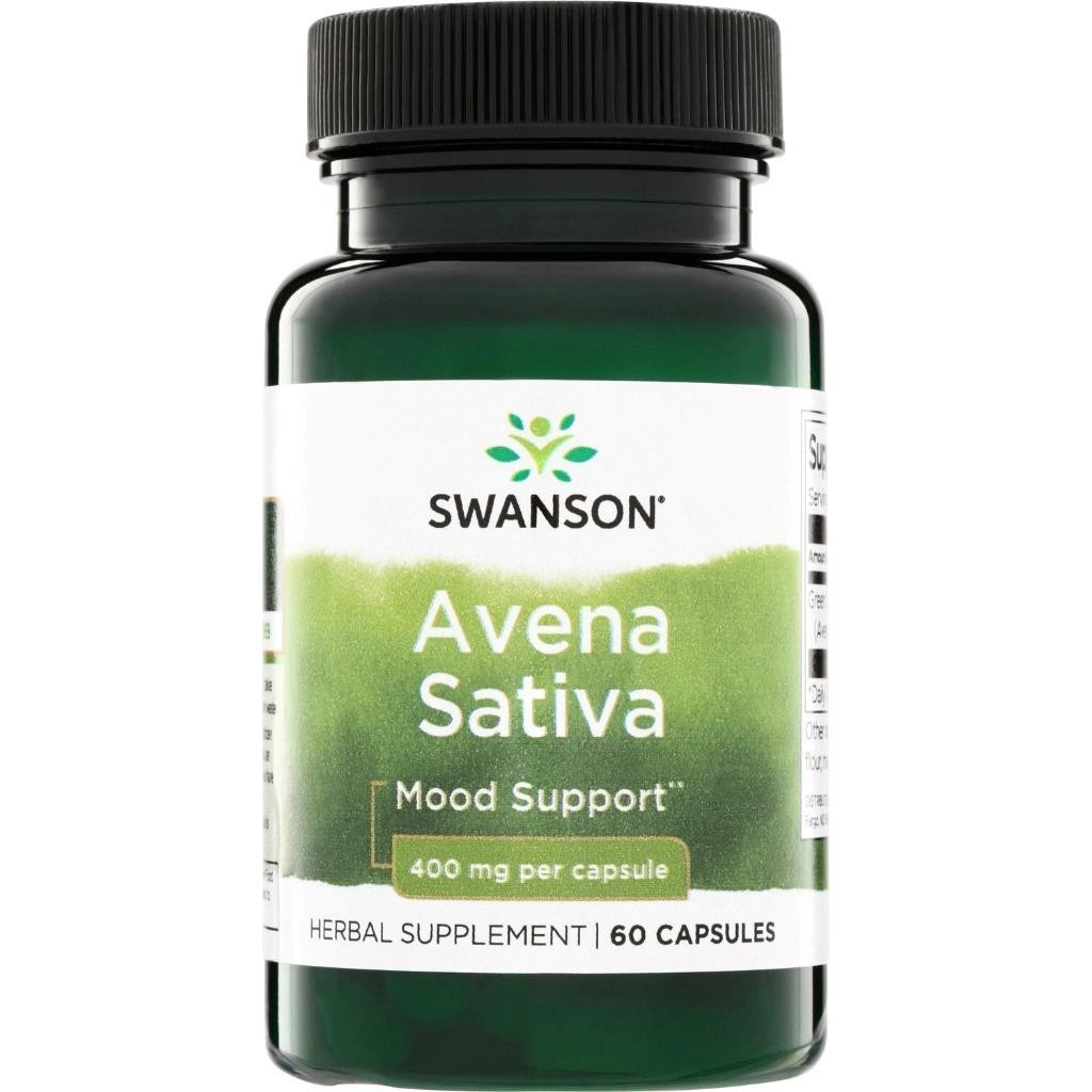 5 Packs Swanson Avena Sativa (Green Oat Grass) 400mg 60 Capsules