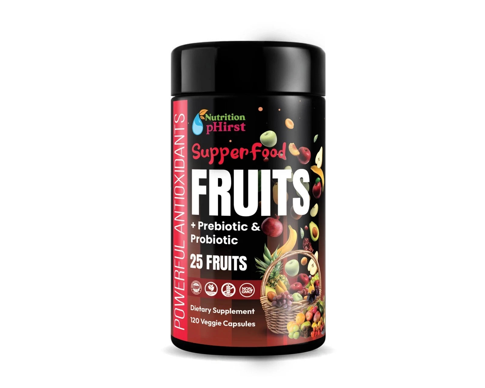 New Daily Fruits and Veggies Whole Food Supplement with Superfood 240 Capsules