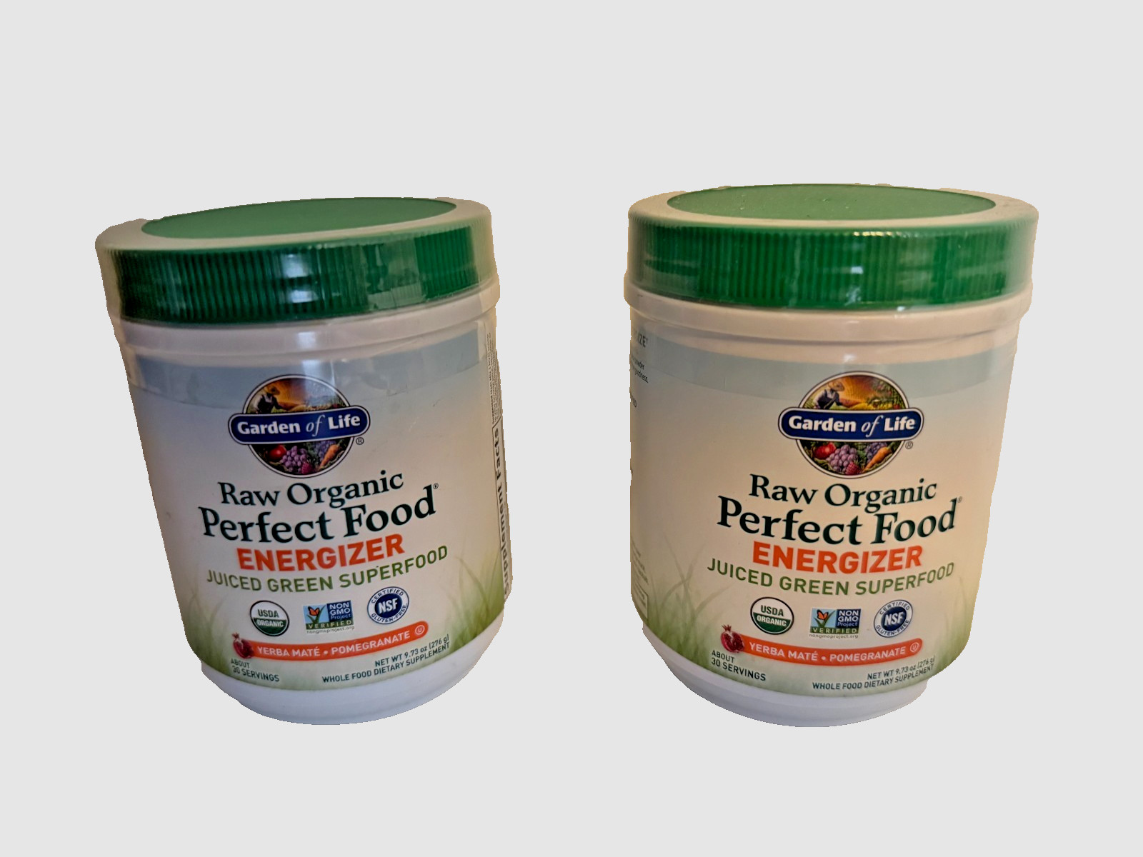 Pack of 2x NEW Garden of Life RAW Organic Perfect Food Energizer 9.73 oz Detox