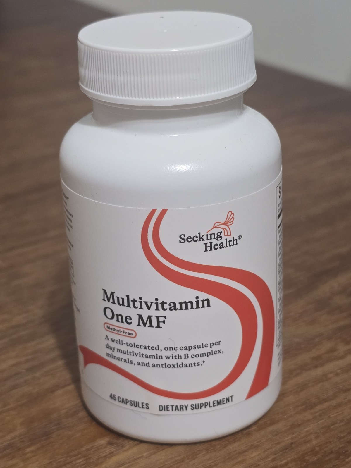 Seeking Health Multivitamin One MF Methyl Free 45 Capsules, MADE On 09/2025