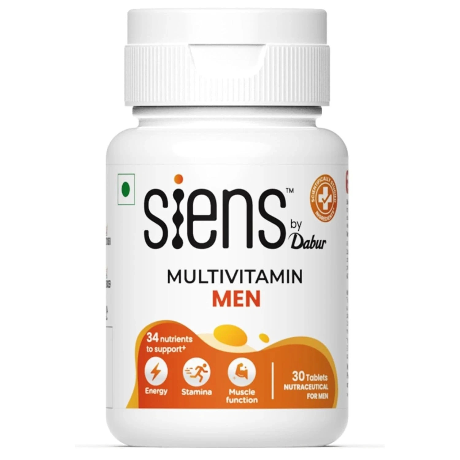 Siens By Dabur Multivitamin Men Tablets 30 Count Fast Shipping