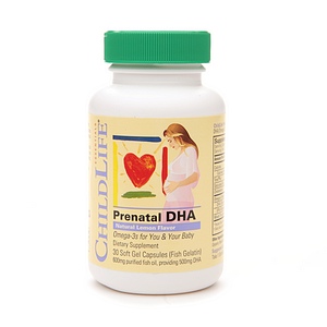 Prenatal DHA, Natural Lemon Flavor, 500 mg, 30 Soft Gel Capsules Ex07/2025