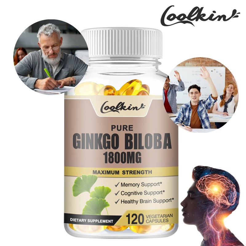 Ginkgo Biloba 1800mg – Enhance Brain and Cognitive Function, Memory & Attention