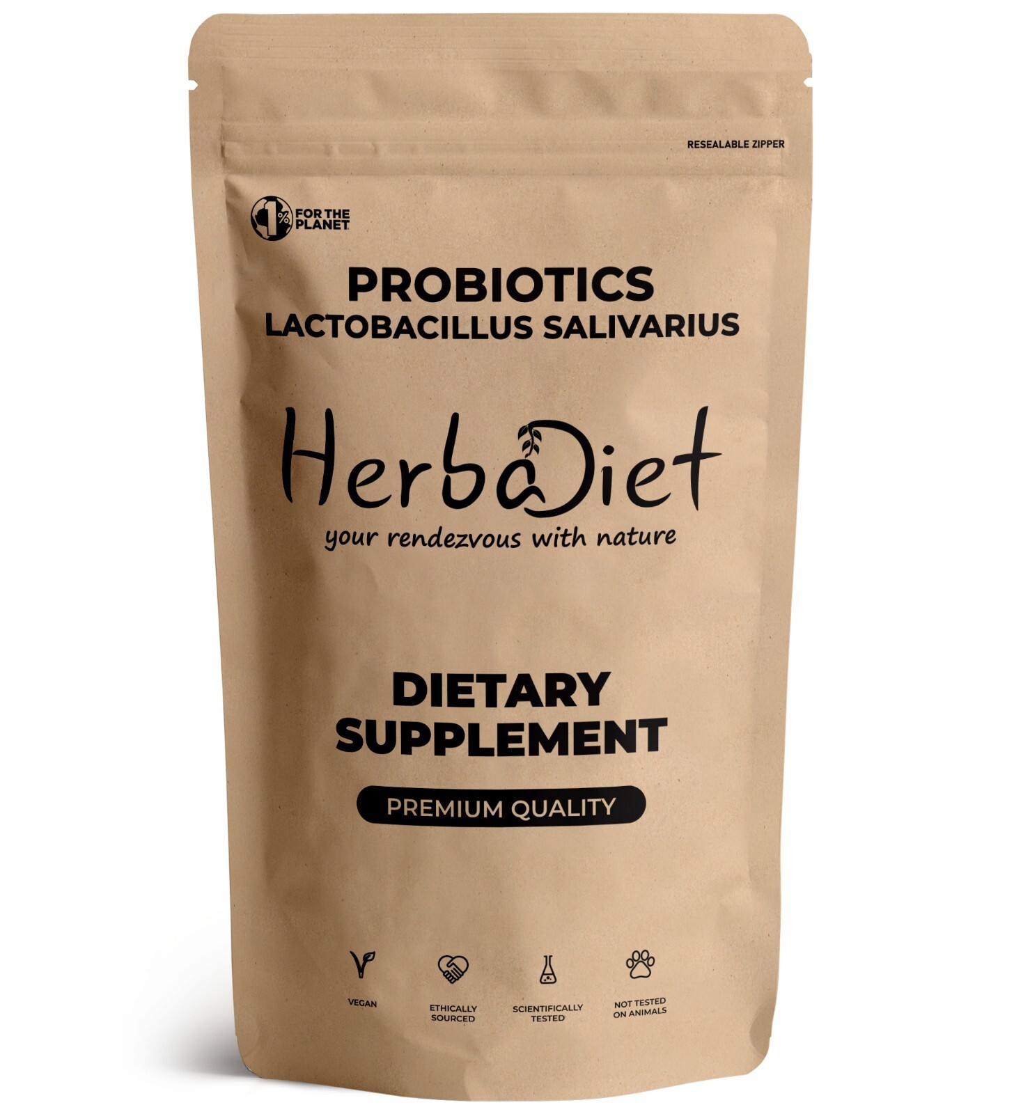 Probiotics Blend Lactobacillus Salivarius 25 Billion CFU/Gram Digestive Support