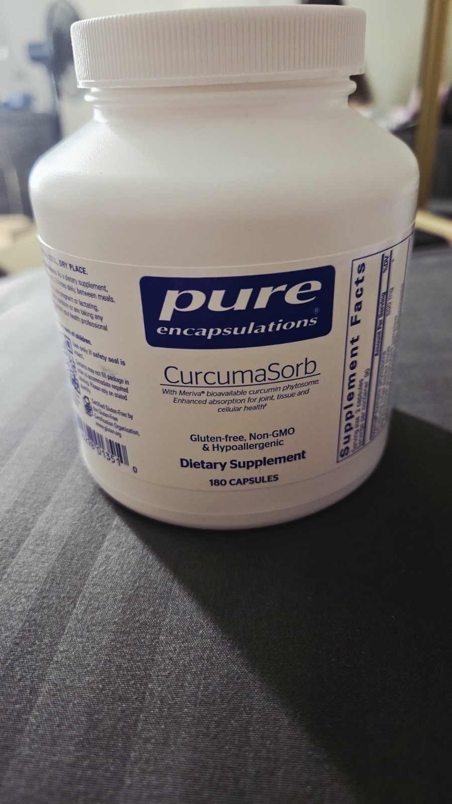 Pure Encapsulations CurcumaSorb 180’s – Meriva Curcumin Phytosome – Supports …