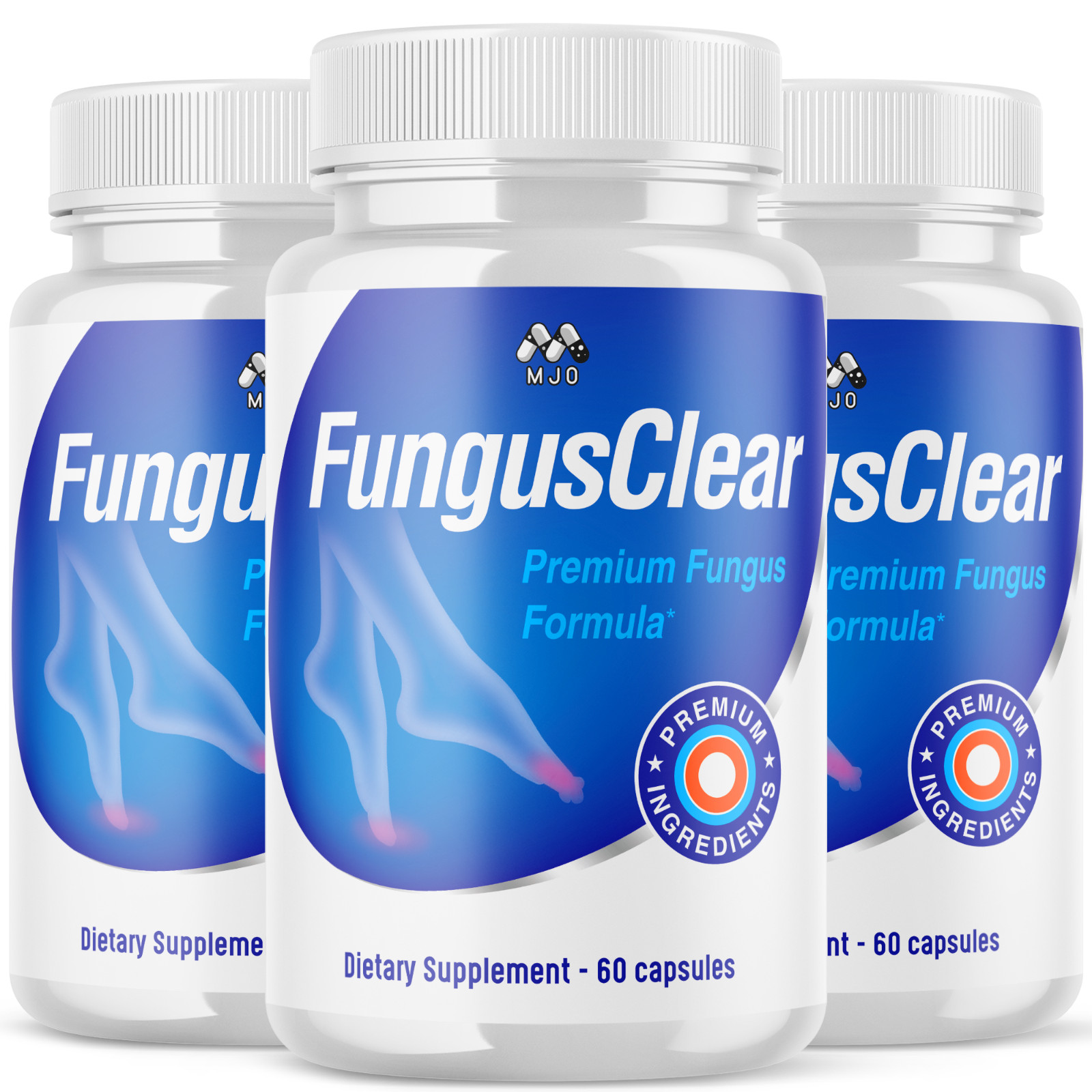 (3 Pack) Fungus Clear Probiotic Supplement For Nail Health FungusClear 180 Caps