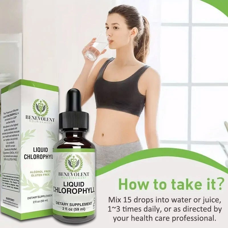 Benevolent Nourishment Revitalizing Chlorophyll Supplement Detox Boosts Immunity