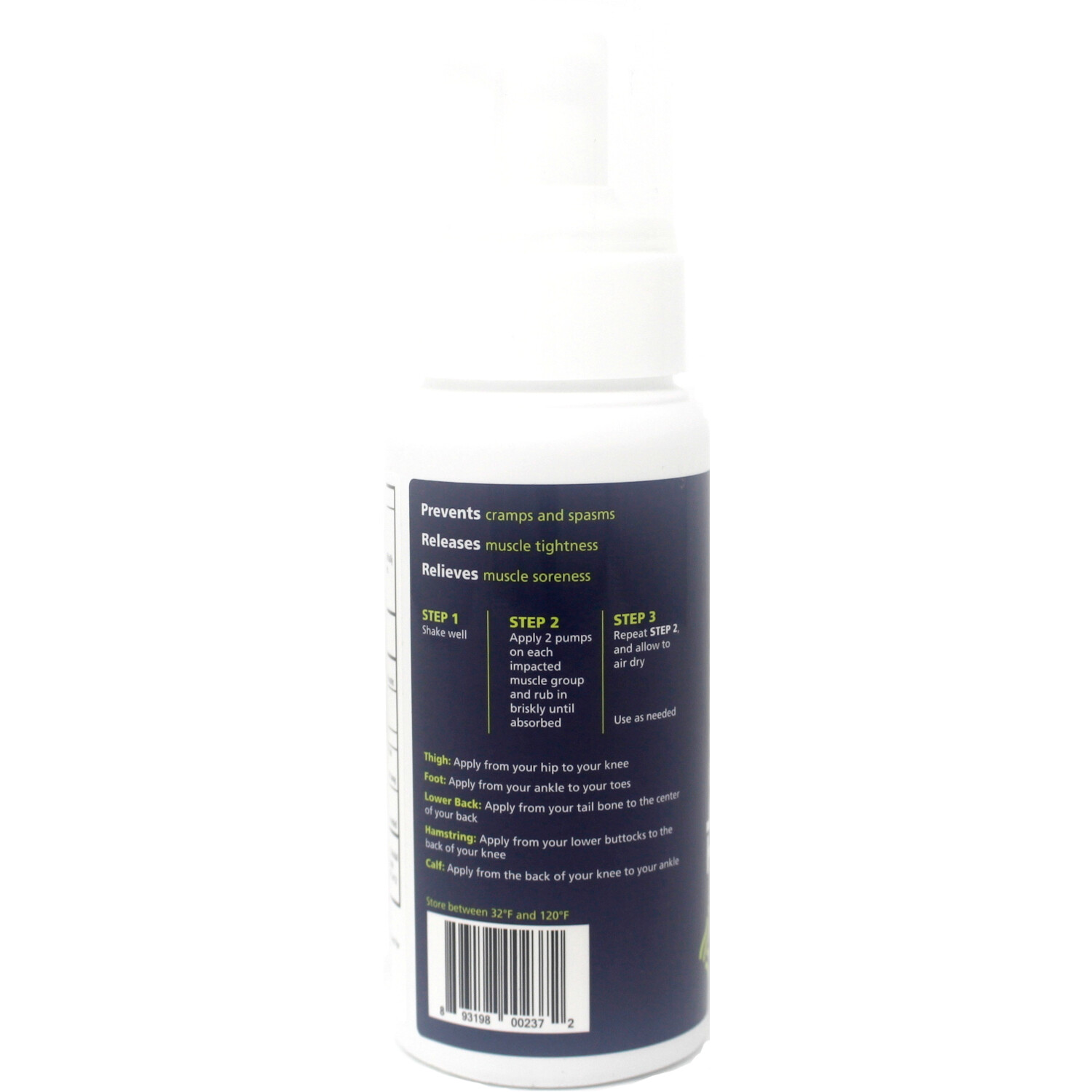 Theraworx Relief Fast-Acting Foam Leg Foot Cramps and Muscle 7.1oz Each