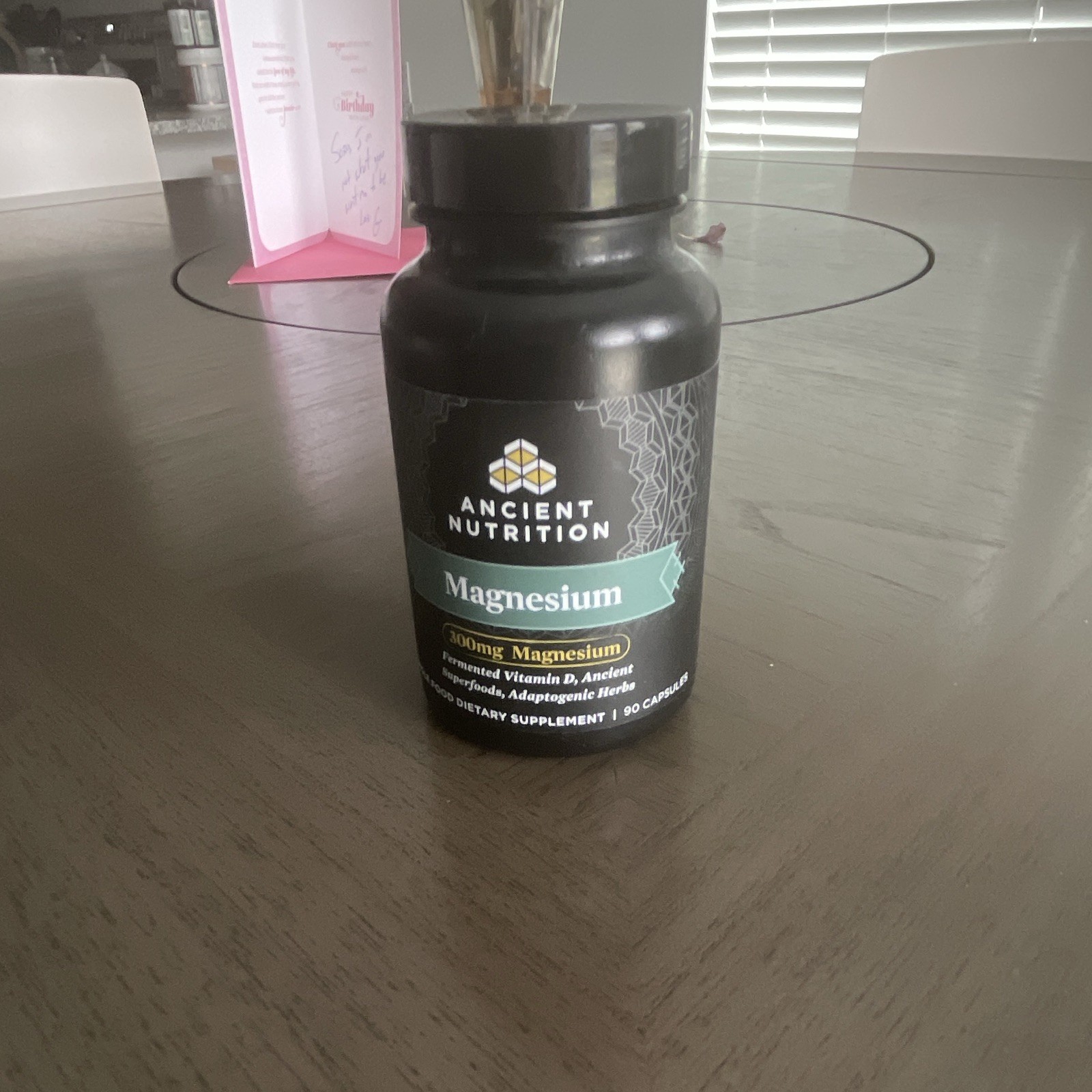 Ancient Nutrition Magnesium With Vitamin D3 Adaptogenic Herbs 90 Capsules 3/28