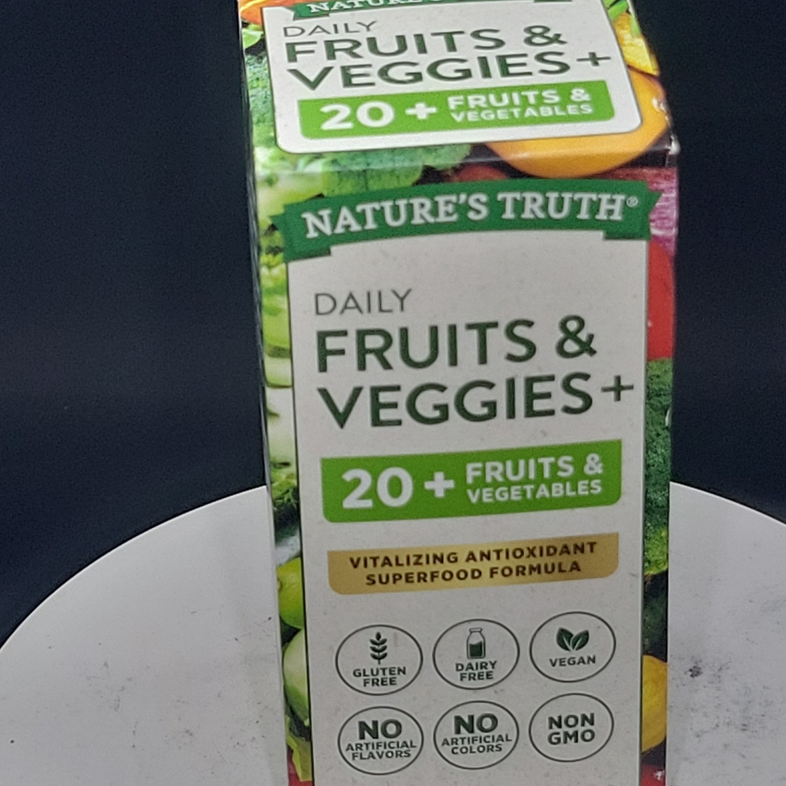Nature’s Truth Daily Fruits & Veggies+ Vegetarian Capsules 60 EA