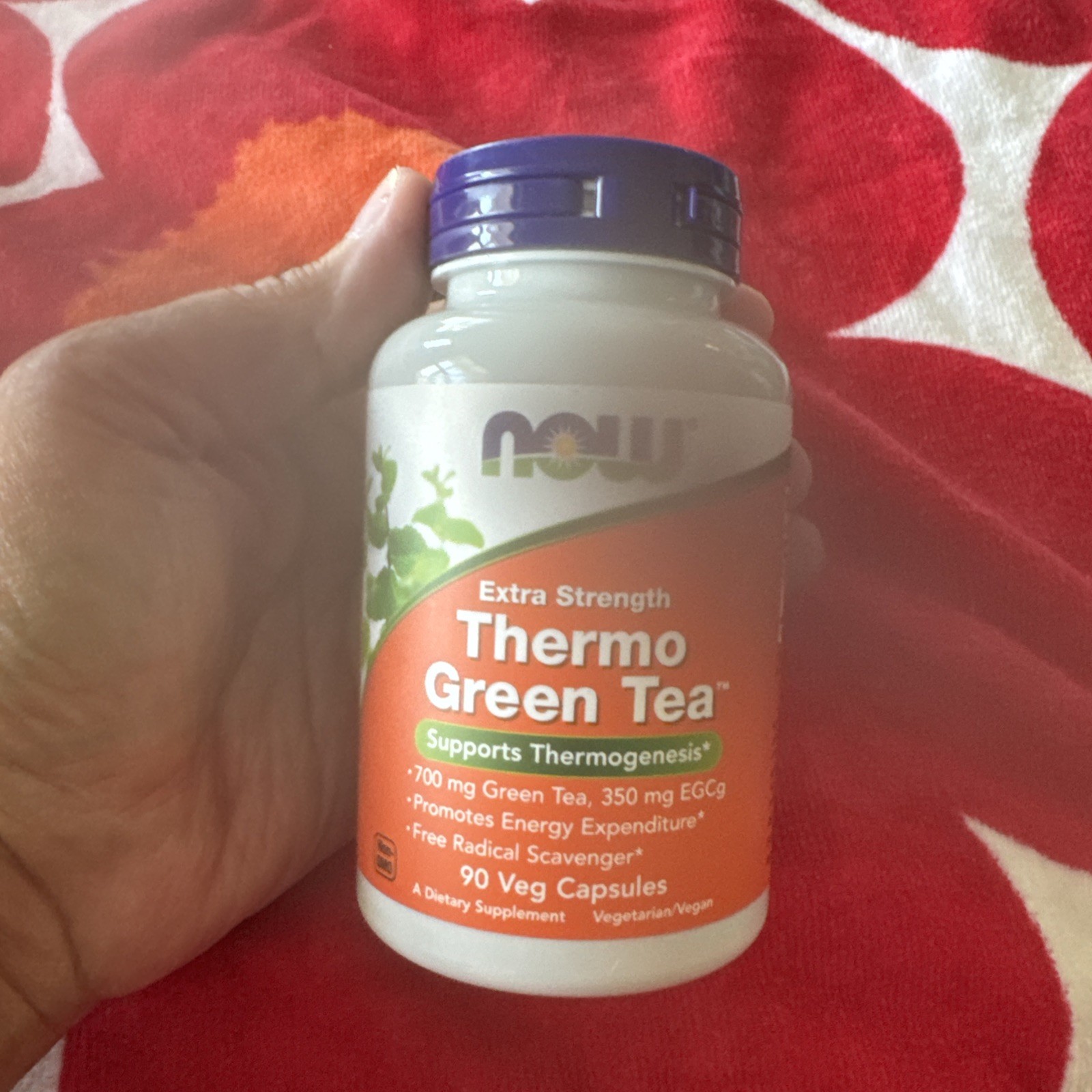 NOW FOODS Thermo Green Tea Extra Strength 90 Veg Capsules