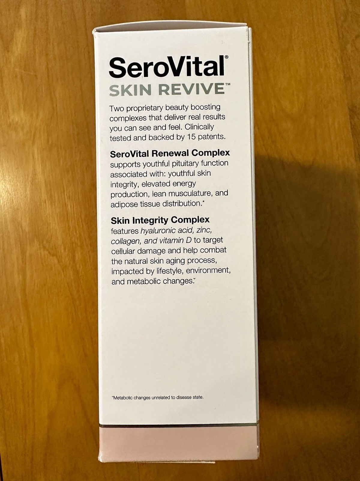 SeroVital Skin Revive, 240-count 40 Day Supply Reduces Fine Lines and Wrinkles