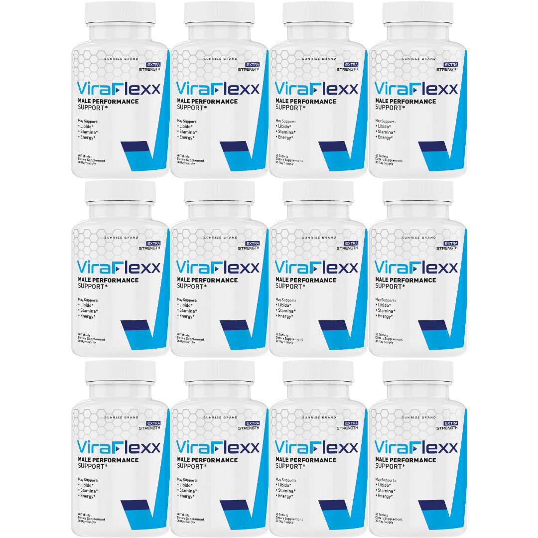 ViraFlexx Capsules, Vira Flexx Men Dietary Supplement Pills – 12 Pack