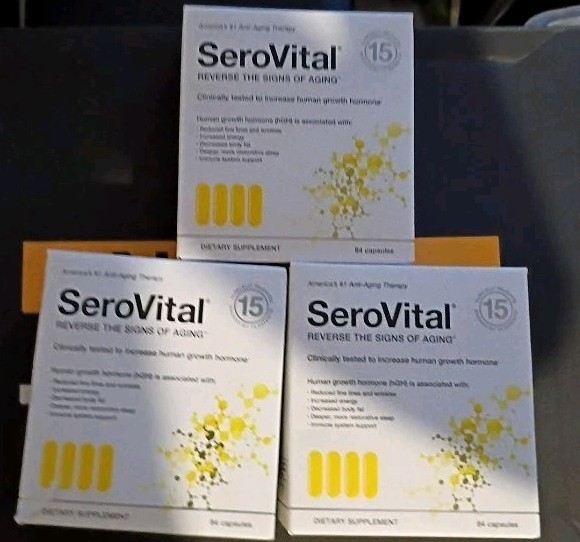 SeroVital Reverse the Signs of Aging Dietary Supplement 84 Ct Sealed Exp 2/2027+
