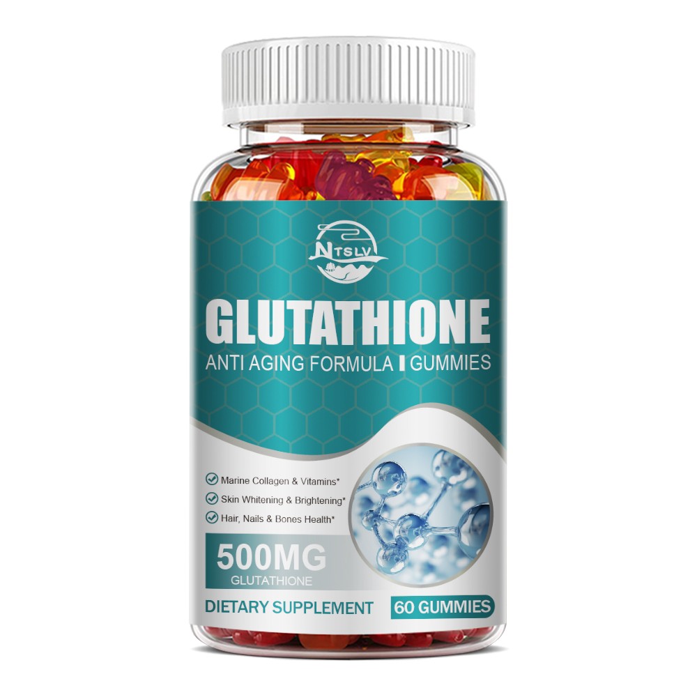 Glutathione 500mg 60 Gummies Skin Radiance Antioxidant Supplement