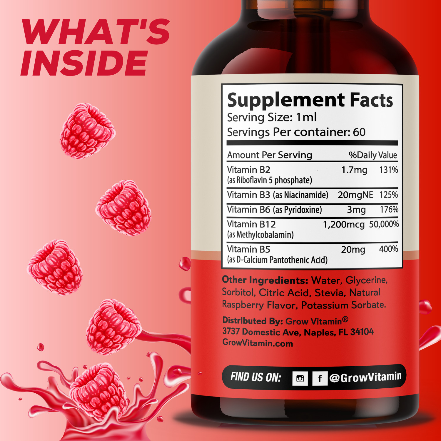 Extra Strength 6000mcg Vitamin B12 Sublingual Liquid Drops Methylcobalamin B 12