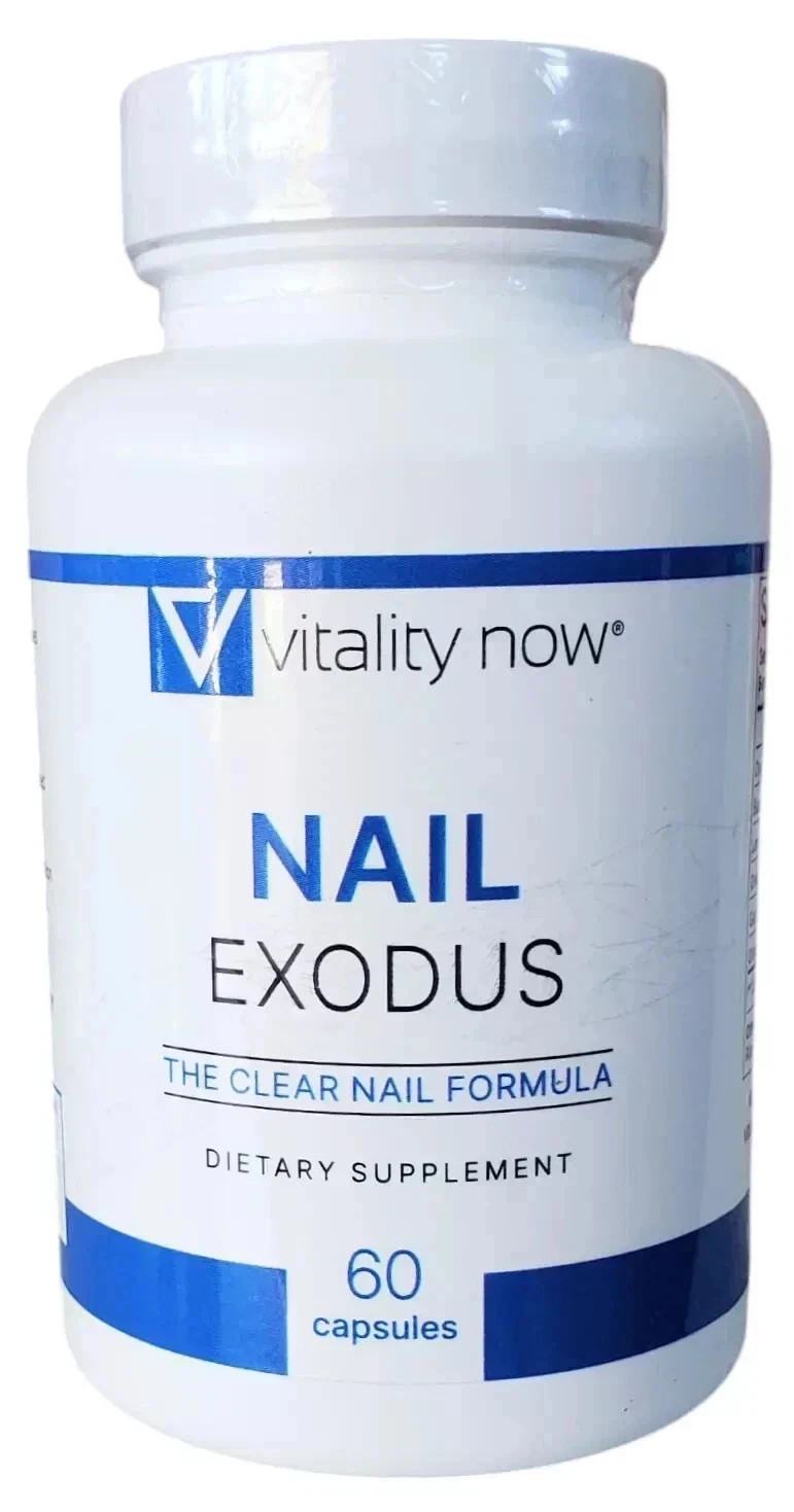 Authentic NAIL EXODUS New Name Same Formula FUNGUS EXODUS Vitality Now, 1 Pack .