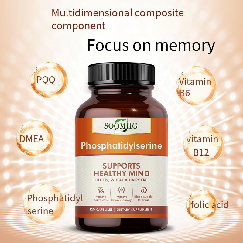 Phosphatidylserine Improve Memory Enhance Cognitive Abilities 120 Pills