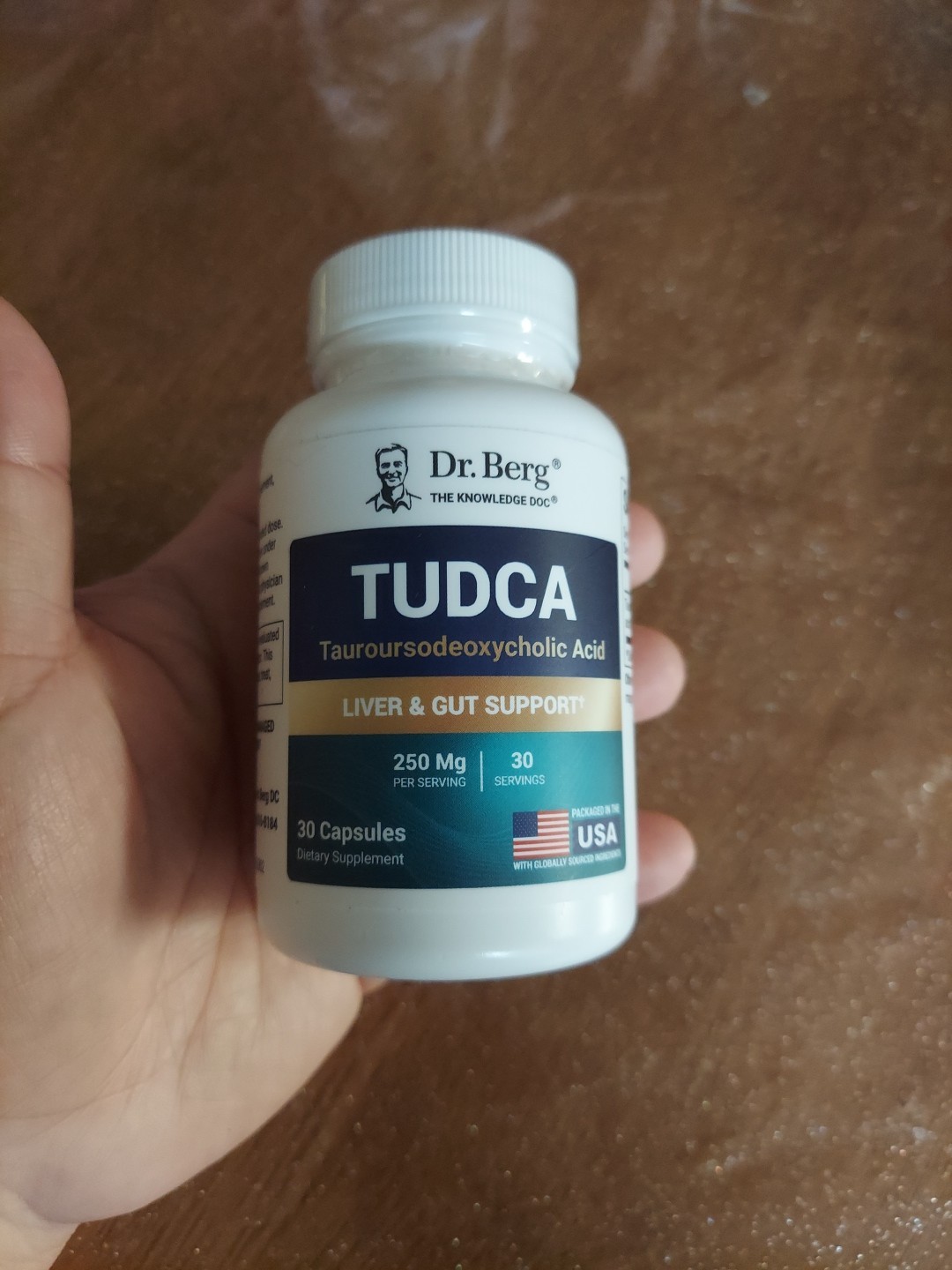 Dr. Berg Tudca Liver & Gut Support, 30 Caps, New & Sealed Exp 07/2027
