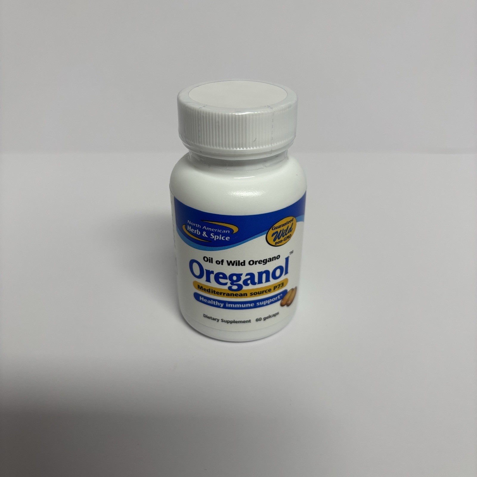 North American Herb & Spice Oreganol P73 Wild Oregano Oil 60 Softgels EXP 08/28