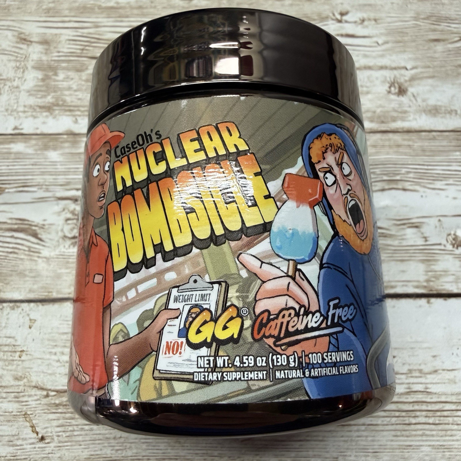 Gamer Supps GG® Caffeine Free – CaseOh’s Nuclear Bombsicle 100 Servings