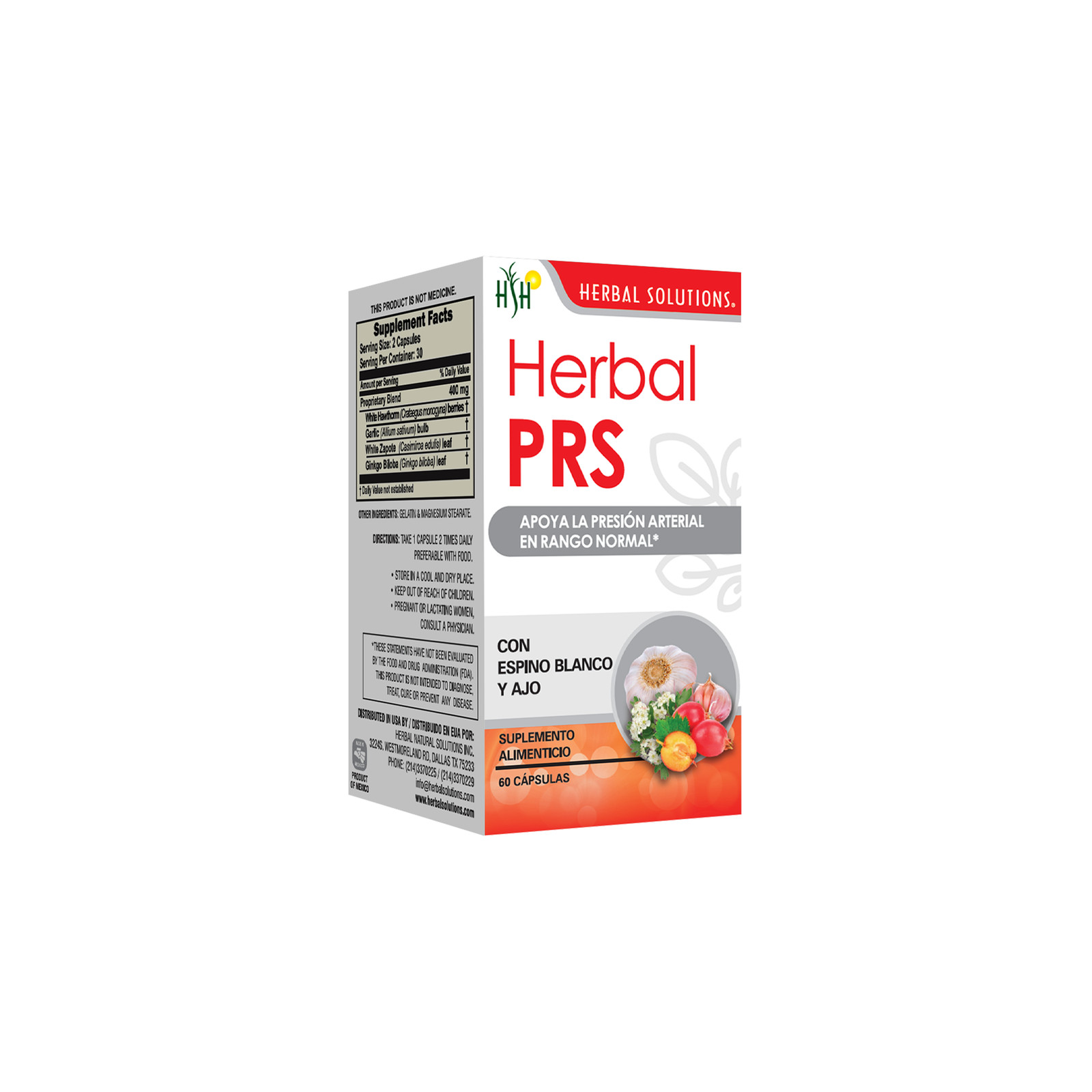 Herbal Solutions Herbal PRS – Natural Cardiovascular Support