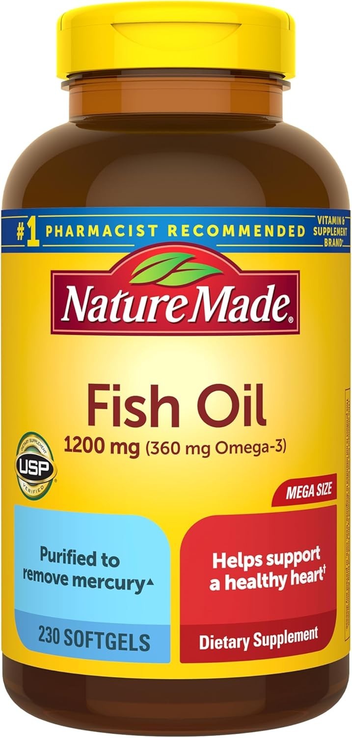 Nature Made Ultra Omega-3 from Fish Oil 1400mg – 100 Softgel Capsules