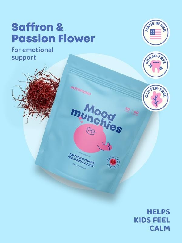Joyspring Mood Munchies Saffron Gummies For Mood & Focus