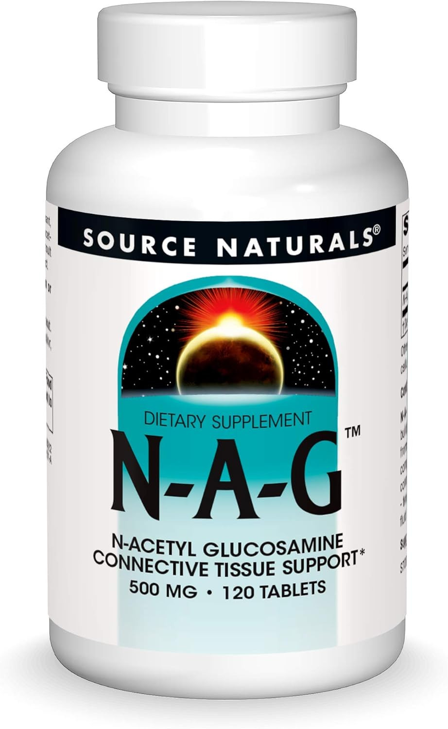 N-A-G 500 Mg N-Acetyl Glucosamine for Connective Tissue Support* – 120 Tablets