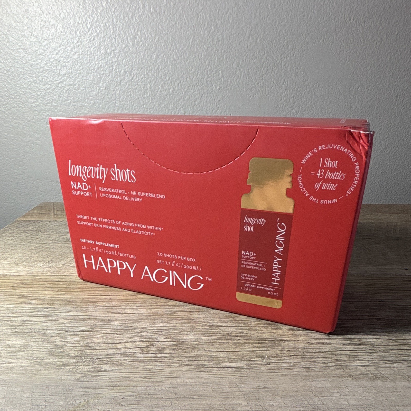 Happy Aging NAd+ Longevity Shots 10 Total
