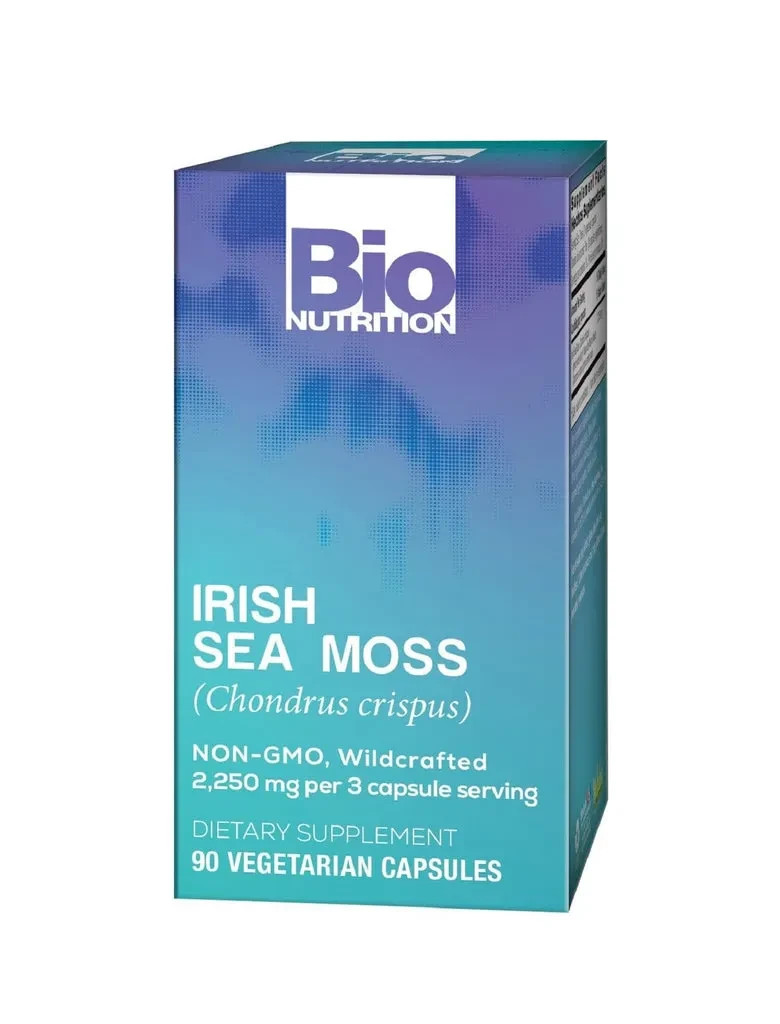 Bio Nutrition Irish Sea Moss 90 Capsules Superfood New Sealed