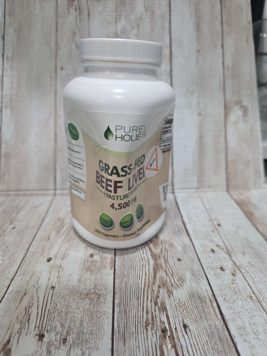 Grass Fed Beef Liver Capsules 4500mg – 270 Capsules 06/2026