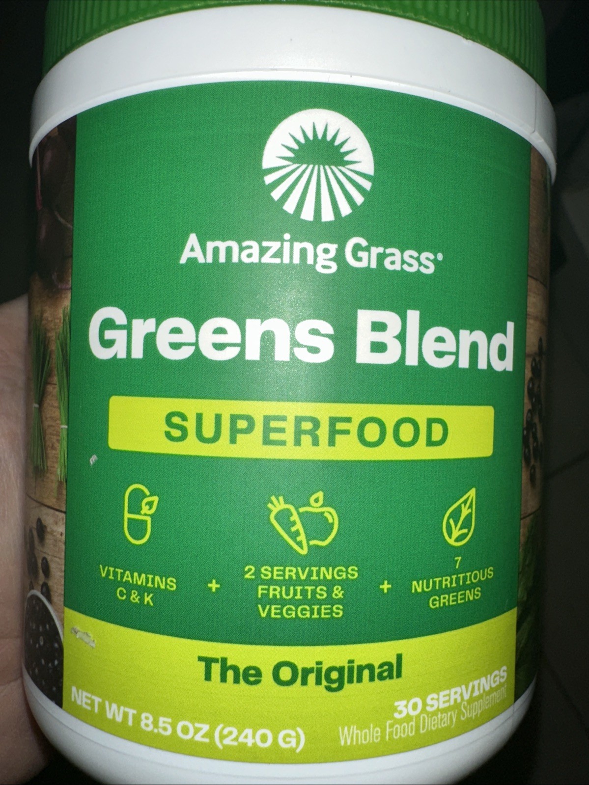 Amazing Grass Green Superfood Supplement – 30 Servings